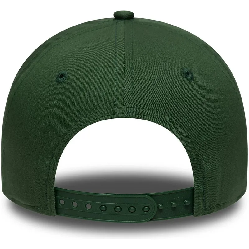 lippikset-kaareva-vihrea-snapback-9forty-e-frame-league-essential-new-york-yankees-mlb-new-era