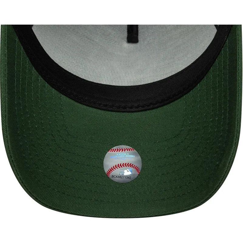cap-kaareva-green-snapback-9forty-e-frame-league-essential-new-york-yankees-mlb-new-era cap-kaareva-green-snapback-9forty-e-frame-league-essential-new-york-yankees-mlb-new-era