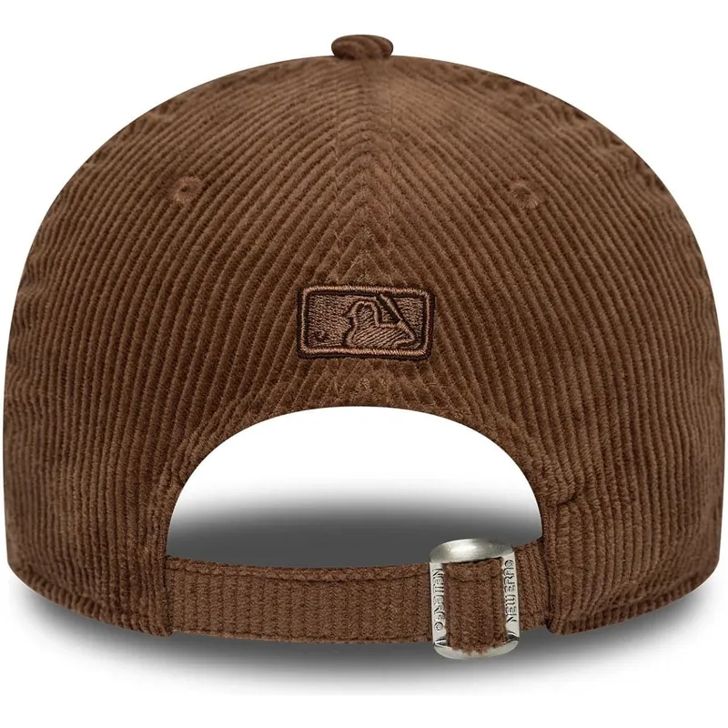 lippikset-kaareva-ruskea-saadettava-nauha-9forty-m-crown-cord-los-angeles-dodgers-mlb-new-era