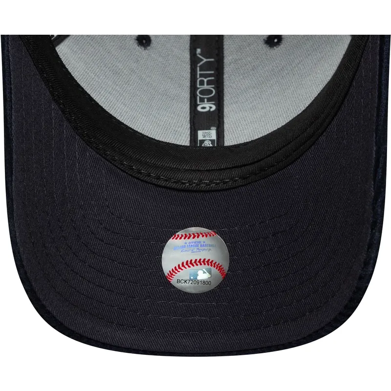 lippikset-kaareva-laivastonsininen-saadettava-nauha-9forty-m-crown-cord-new-york-yankees-mlb-new-era