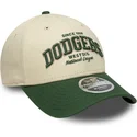 lippikset-kaareva-beige-saadettava-nauha-9forty-m-crown-wordmark-los-angeles-dodgers-mlb-new-era