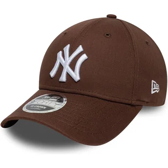 Cap kaareva brown snapback 9FORTY M-Crown New York Yankees MLB New Era