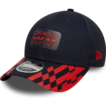 Cap kaareva navy blue snapback 9FORTY M-Crown Visor Print Red Bull Racing Formula 1 New Era