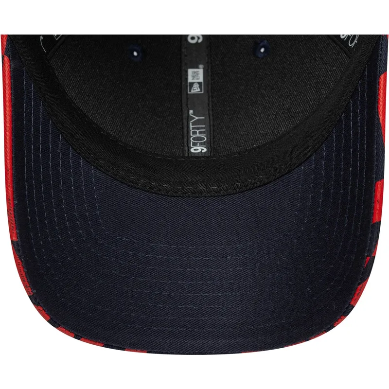 lippikset-kaareva-laivastonsininen-snapback-9forty-m-crown-visor-print-red-bull-racing-formula-1-new-era
