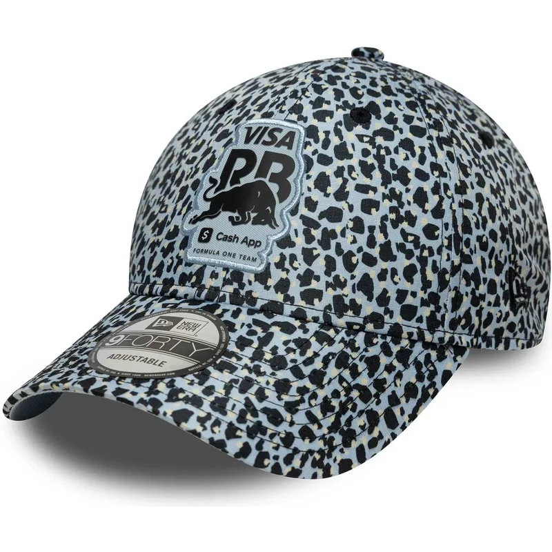 cap-kaareva-leopard-adjustable-strap-9forty-m-crown-racing-bulls-f1-team-formula-1-new-era