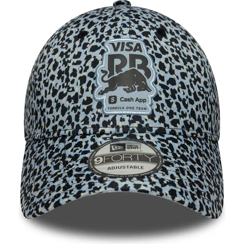 cap-kaareva-leopard-adjustable-strap-9forty-m-crown-racing-bulls-f1-team-formula-1-new-era