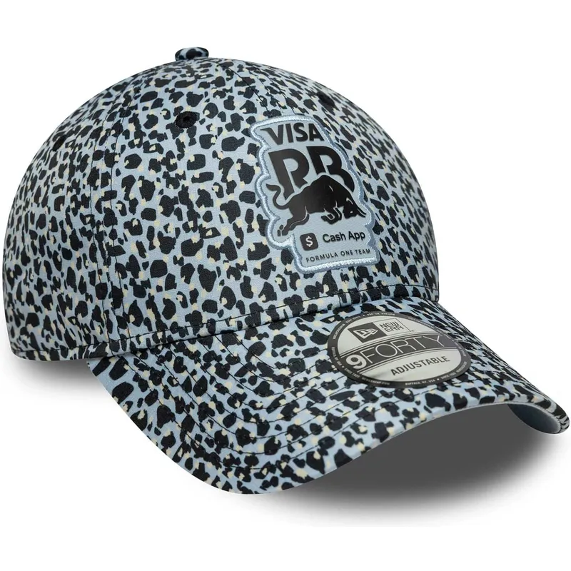 cap-kaareva-leopard-adjustable-strap-9forty-m-crown-racing-bulls-f1-team-formula-1-new-era