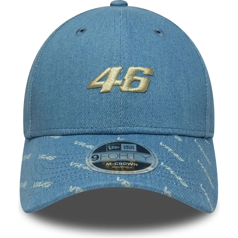 cap-kaareva-blue-snapback-9forty-m-crown-denim-valentino-rossi-vr46-motogp-new-era cap-kaareva-blue-snapback-9forty-m-crown-denim-valentino-rossi-vr46-motogp-new-era