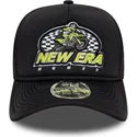 lippikset-kaareva-rekka-musta-snapback-9forty-m-crown-graphic-new-era