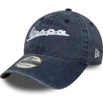 Cap kaareva blue adjustable strap 9TWENTY Washed Vespa Piaggio New Era