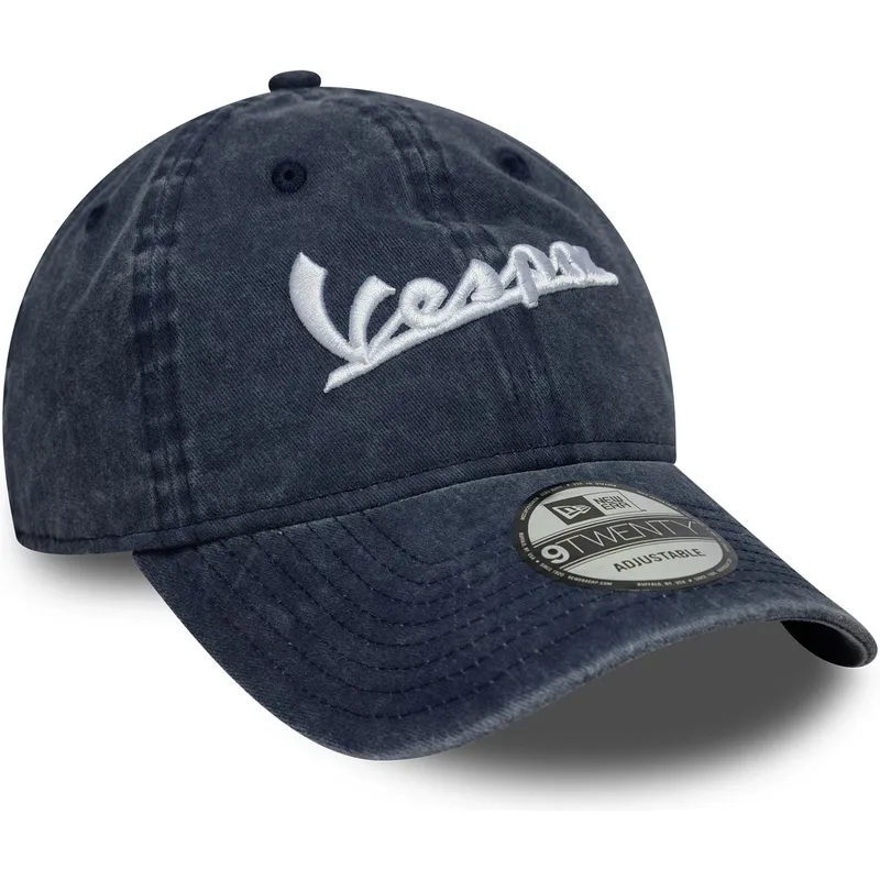 cap-kaareva-blue-adjustable-strap-9twenty-washed-vespa-piaggio-new-era cap-kaareva-blue-adjustable-strap-9twenty-washed-vespa-piaggio-new-era