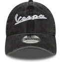 cap-kaareva-black-adjustable-strap-9twenty-washed-vespa-piaggio-new-era