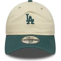lippikset-kaareva-beige-saadettava-nauha-9twenty-mini-washed-los-angeles-dodgers-mlb-new-era