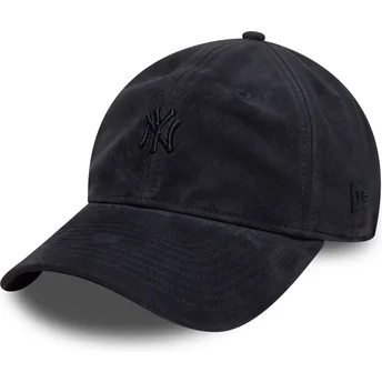 Cap kaareva navy blue adjustable strap 9TWENTY Suede New York Yankees MLB New Era
