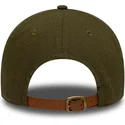 lippikset-kaareva-vihrea-saadettava-nauha-9twenty-linen-los-angeles-dodgers-mlb-new-era