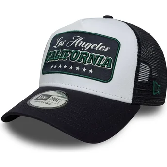Cap kaareva navy blue snapback A Frame Frame Location Los Angeles Ciudades y Playas California New Era