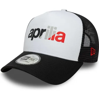 Lippikset kaareva rekka musta snapback A Frame Wordmark Aprilia Piaggio New Era