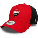 lippikset-kaareva-punainen-snapback-9forty-e-frame-ducati-motor-motogp-new-era