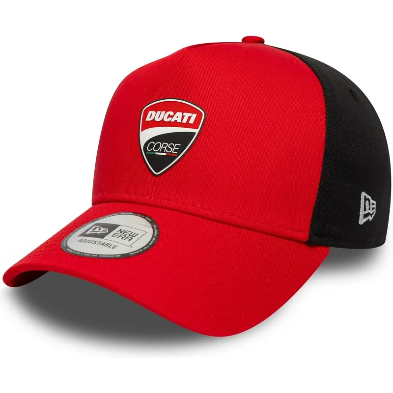 lippikset-kaareva-punainen-snapback-9forty-e-frame-ducati-motor-motogp-new-era