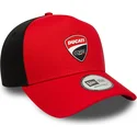 lippikset-kaareva-punainen-snapback-9forty-e-frame-ducati-motor-motogp-new-era
