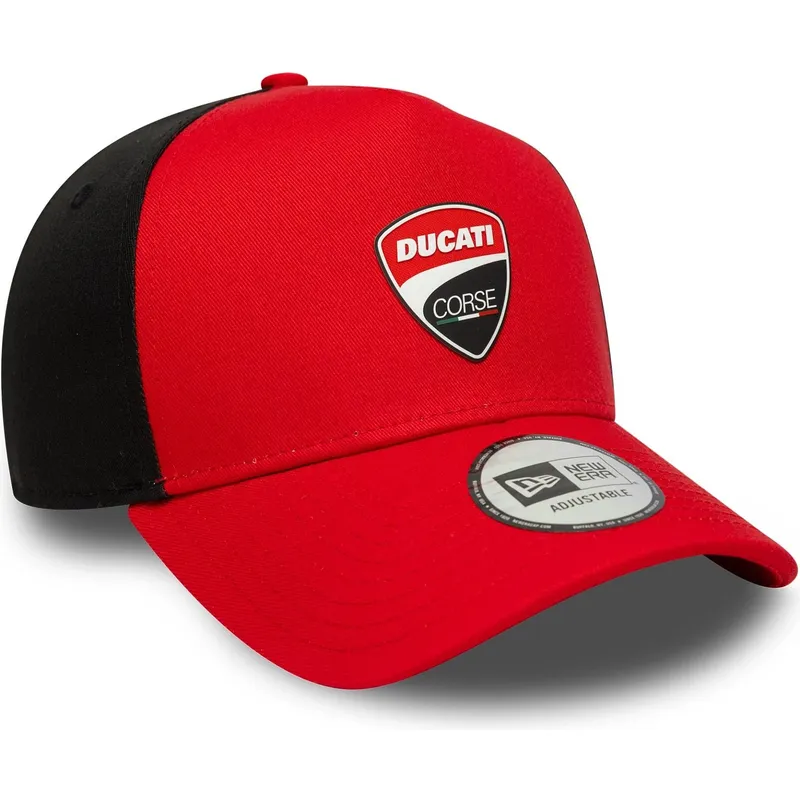 lippikset-kaareva-punainen-snapback-9forty-e-frame-ducati-motor-motogp-new-era
