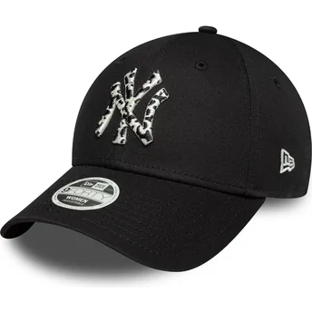 Cap kaareva black adjustable strap 9FORTY Animal Infill New York Yankees MLB New Era