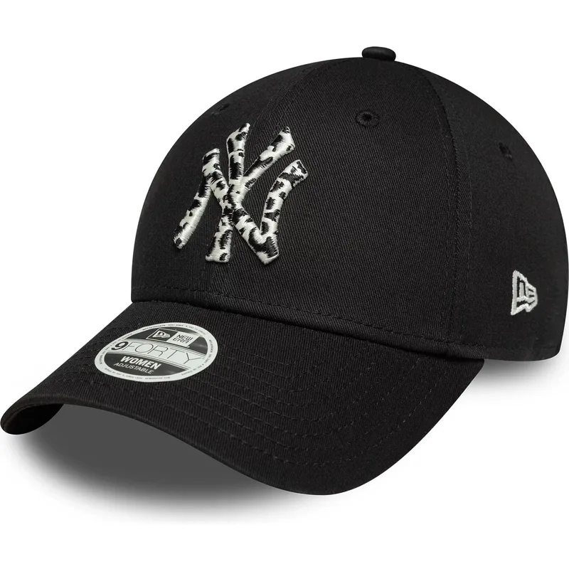 cap-kaareva-black-adjustable-strap-9forty-animal-infill-new-york-yankees-mlb-new-era cap-kaareva-black-adjustable-strap-9forty-animal-infill-new-york-yankees-mlb-new-era