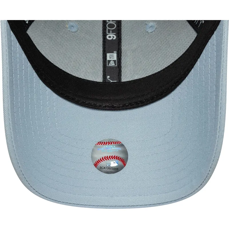 lippikset-kaareva-sininen-saadettava-nauha-9forty-metallic-los-angeles-dodgers-mlb-new-era