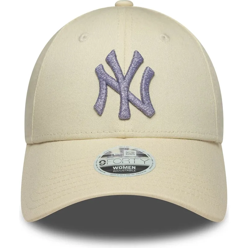 cap-kaareva-beige-adjustable-strap-9forty-metallic-new-york-yankees-mlb-new-era