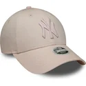 cap-kaareva-pink-adjustable-strap-9forty-metallic-new-york-yankees-mlb-new-era