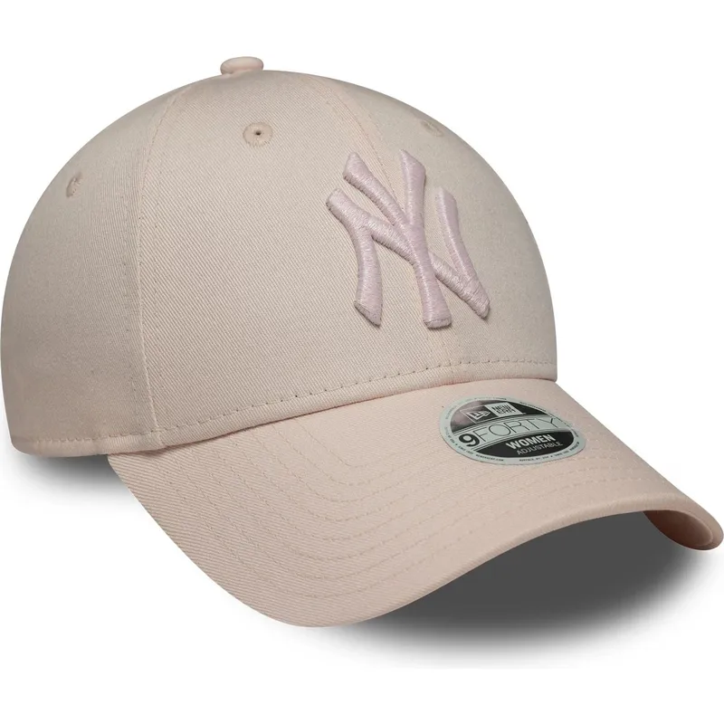 lippikset-kaareva-vaaleanpunainen-saadettava-nauha-9forty-metallic-new-york-yankees-mlb-new-era