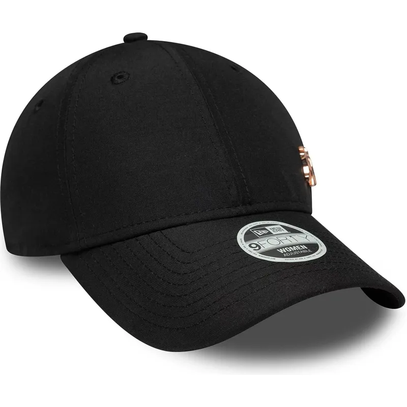 lippikset-kaareva-musta-saadettava-nauha-bronce-9forty-flawless-new-york-yankees-mlb-new-era