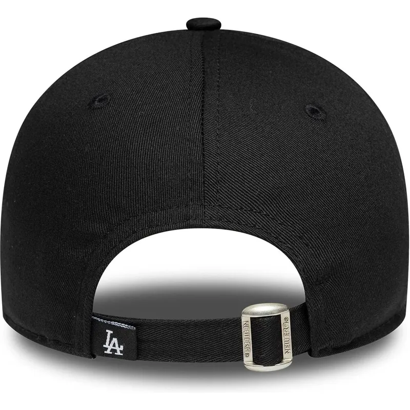 lippikset-kaareva-musta-saadettava-nauha-9forty-sequin-wordmark-los-angeles-dodgers-mlb-new-era