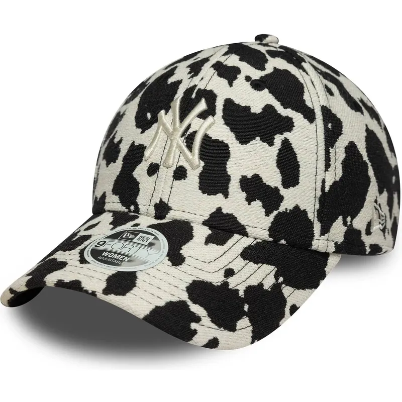 lippikset-kaareva-musta-saadettava-nauha-9forty-cow-midi-new-york-yankees-mlb-new-era