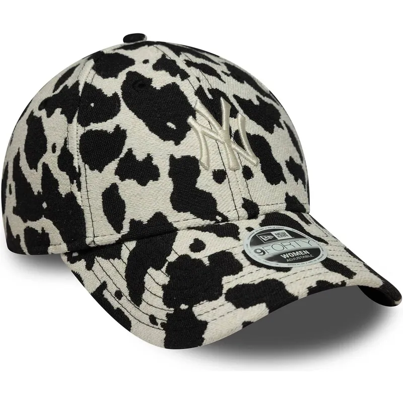 lippikset-kaareva-musta-saadettava-nauha-9forty-cow-midi-new-york-yankees-mlb-new-era