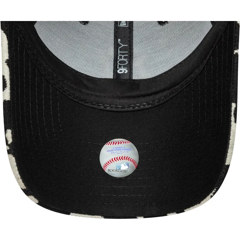 lippikset-kaareva-musta-saadettava-nauha-9forty-cow-midi-new-york-yankees-mlb-new-era