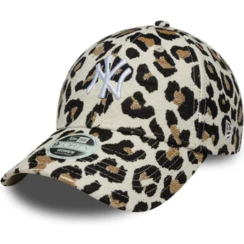 Cap kaareva leopard adjustable strap 9FORTY Midi New York Yankees MLB New Era