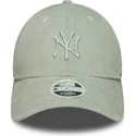 lippikset-kaareva-vihrea-saadettava-nauha-9forty-m-crown-pastel-cord-new-york-yankees-mlb-new-era