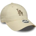 lippikset-kaareva-beige-saadettava-nauha-9twenty-league-essential-midi-los-angeles-dodgers-mlb-new-era