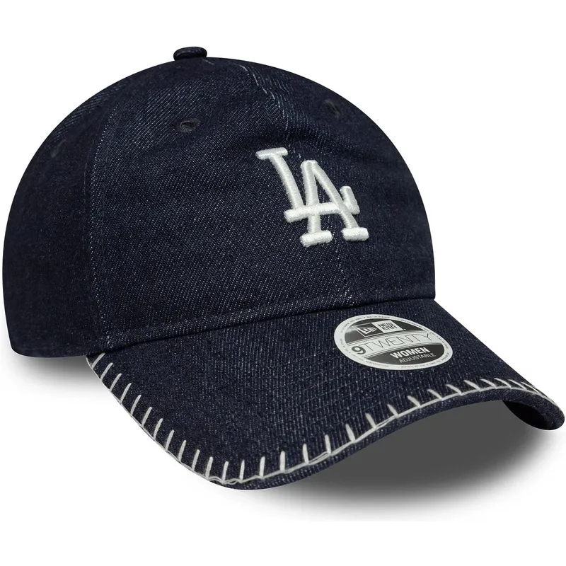 cap-kaareva-navy-blue-adjustable-strap-9twenty-denim-stitch-los-angeles-dodgers-mlb-new-era cap-kaareva-navy-blue-adjustable-strap-9twenty-denim-stitch-los-angeles-dodgers-mlb-new-era