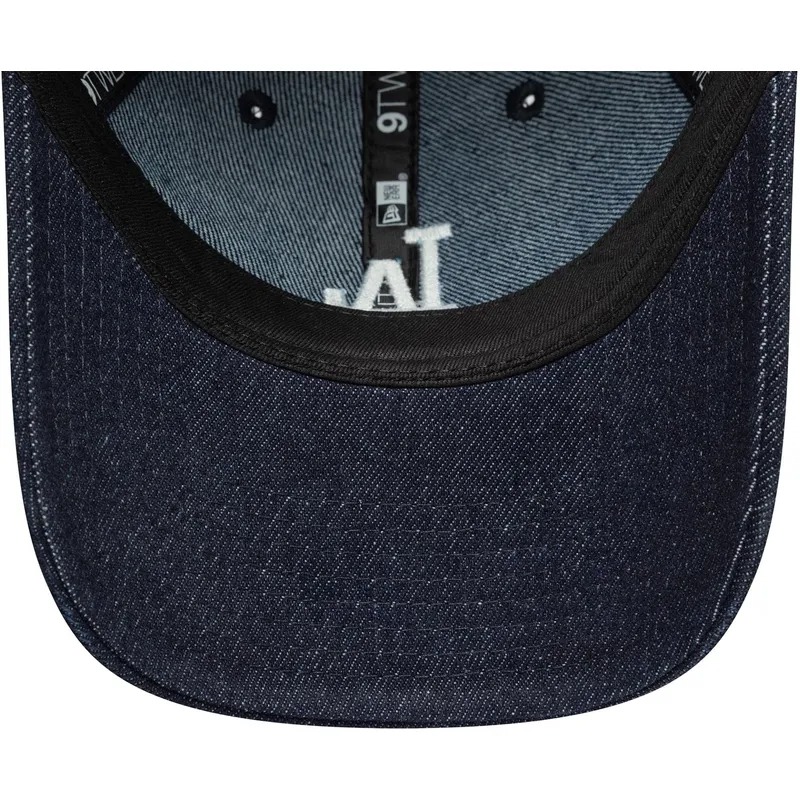 cap-kaareva-navy-blue-adjustable-strap-9twenty-denim-stitch-los-angeles-dodgers-mlb-new-era cap-kaareva-navy-blue-adjustable-strap-9twenty-denim-stitch-los-angeles-dodgers-mlb-new-era