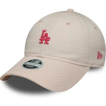 Cap kaareva pink adjustable strap 9TWENTY Washed Mini Los Angeles Dodgers MLB New Era