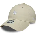 cap-kaareva-beige-adjustable-strap-9twenty-washed-mini-new-york-yankees-mlb-new-era