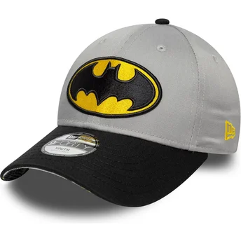 Cap kaareva black adjustable strap lapsille 9FORTY Batman DC Comics New Era