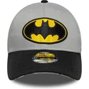 new-era-curved-brim-youth-9forty-dc-comics-batman-grey-and-black-adjustable-cap