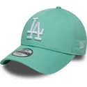 lippikset-kaareva-vihrea-saadettava-nauha-lapsille-9forty-league-essential-los-angeles-dodgers-mlb-new-era