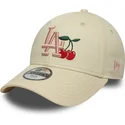 lippikset-kaareva-beige-saadettava-nauha-lapsille-9forty-fruit-icon-new-york-yankees-mlb-new-era