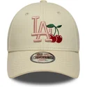 lippikset-kaareva-beige-saadettava-nauha-lapsille-9forty-fruit-icon-new-york-yankees-mlb-new-era