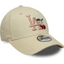 lippikset-kaareva-beige-saadettava-nauha-lapsille-9forty-fruit-icon-new-york-yankees-mlb-new-era