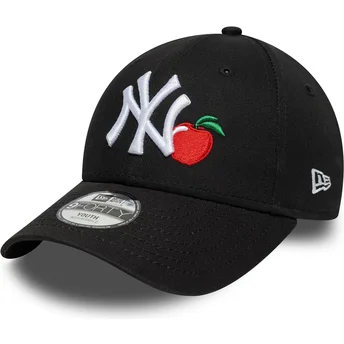 Cap kaareva black adjustable strap lapsille 9FORTY Fruit Icon New York Yankees MLB New Era